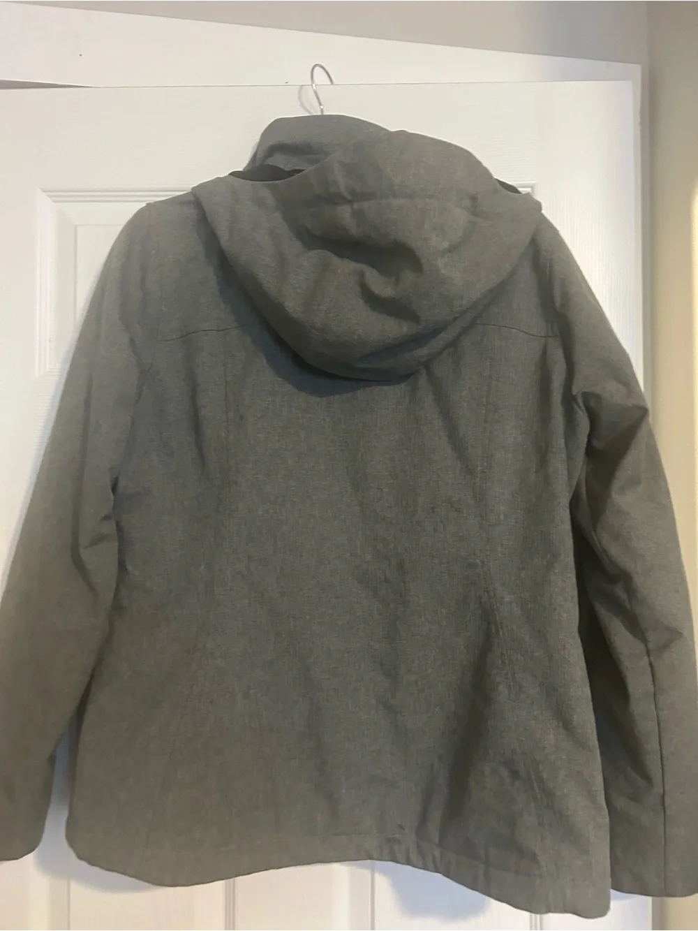 The North Face Women's Gray Hooded Softshell Jacket